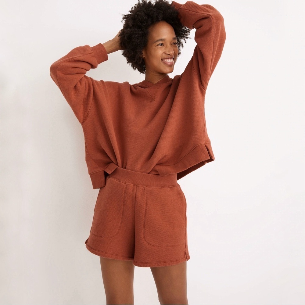NWOT Madewell Airyterry Stitched-Pocket Sweatshorts MWL loungewear